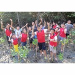 จัดกิจกรรมปลูกป่าชายเลน - โรงเรียนกุมุทมาส