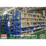 Medium Racking System - รับผลิตติดตั้งชั้นวางอุตสาหกรรม - ทีทีซี โลจิสติกส์ (ประเทศไทย)