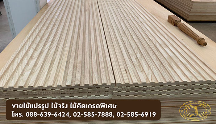 ไม้โอ๊ค ไม้แอช งาน CNC ไม้