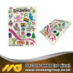 รับพิมพ์สติ๊กเกอร์แทททูติดร่างกาย Tattoo Sticker ไม่มีขั้นต่ำ ราคาถูก - โรงพิมพ์สติกเกอร์ตามสั่ง - ซีซันกรุ๊ป