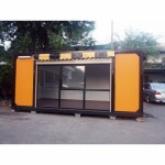 Make a shop from the container. - Fortress Marine Co., Ltd.