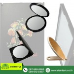 รับสกรีนกระจกพกพา - โรงงานฉีดพลาสติกขึ้นรูป - สยามแท็ค