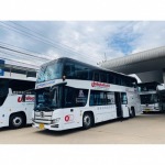 Rent a double decker bus with 48 seats - Bus rental company Praditrungrueng Tour