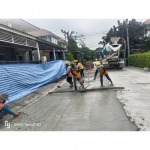 เทคอนกรีตถนน - บริการรับเหมาก่อสร้าง ปทุมธานี