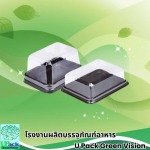 กล่องเบเกอรี่ใส ราคาส่ง - โรงงานผลิตบรรจุภัณฑ์อาหาร U Pack Green Vision