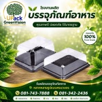 กล่องเบเกอรี่ใส ราคาส่ง - โรงงานผลิตบรรจุภัณฑ์อาหาร U Pack Green Vision
