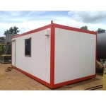 Sales office. Old container - Ruamsed Chonburi 83 Co., Ltd.