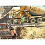 Pouring concrete - SJC Concrete Co., Ltd.