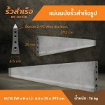 แผ่นผนังรั้วสำเร็จรูป - โรงงาน Precast ปทุมธานี