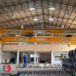 Overhead crane single girder - ออกแบบติดตั้งเครนโรงงาน