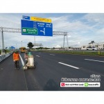 Getting a job marking traffic lines at the Department of Highways - ตีเส้นจราจร ราคาถูก - บอส ทราฟฟิค