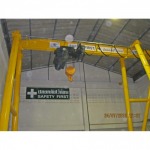 Install a 5 ton factory crane - รับติดตั้งเครนโรงงาน - อินเตอร์เทค ซัพพลาย