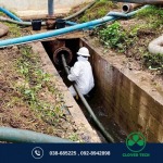 Gutter pipeline Cleaning - รับล้างถังเคมี ถังบำบัดน้ำเสีย ระยอง - โคลเวอร์เทค