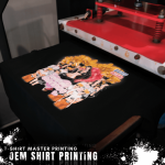 โรงงานผลิตเสื้อยืดพร้อมสกรีน DTG และ DFT ตามแบบ