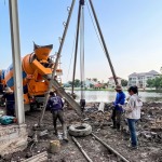 รับทำเสาเข็มเจาะสามขา สำหรับพื้นที่จำกัดพิเศษ (Bored Pile Service) - รับตอกเสาเข็มไมโครไพล์ไทรน้อย - ซีแอลพี เอ็นเตอร์ไพล์ โกรท