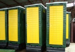 ตู้สุขาเคลื่อนที่ หลายตู้ - Safe Mobile Toilet Jit Fiber Tech