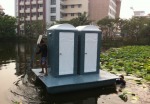 สุขาลอยน้ำ - Safe Mobile Toilet Jit Fiber Tech