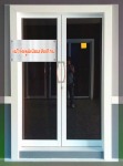 รับทำประตูกระจกหน้าร้าน เชียงใหม่ - ร้านกระจกอลูมิเนียม เชียงใหม่ - แม่โจ้อลูมิเนียม
