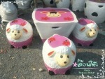 โต๊ะหินอ่อนรูปแกะ - ร้านสวนโต๊ะหินอ่อน นนทบุรี