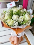 ช่อกุหลาบขาว ภูเก็ต - 24 Flower Phuket