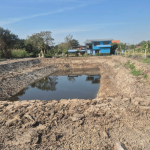 รับขุดบ่อปลา นนทบุรี - Backhoe Pradid