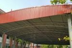 หลังคาที่จอดรถโครงสร้างเหล็ก-สแตนเลส - ร้านรับทำประตูสแตนเลส ปทุมธานี