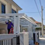 ต่อเติมโรงจอดรถ ปทุมธานี - บริการรับเหมาต่อเติมบ้าน - รุ่งเรืองดีไซน์