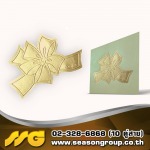รับทำสติ๊กเกอร์กระดาษสีทอง ฉลากติดสินค้า Gold Sticker - สติ๊กเกอร์ ฉลากสินค้า ซีซัน กรุ๊ป