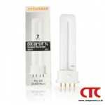 SYLVANIA  20316 CF7DS E 841   DULUX Compact Fluorescent  Lamps - ห้างหุ้นส่วนจำกัด คอมโพเนนท์ เทรด เซ็นเตอร์ 