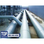 FRP Lining steel pipe งานเคลือบไฟเบอร์กลาส - บริษัท ท็อป คอมโพซิชั่น จำกัด 