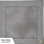 โรงงานผลิตผ้าใบกันฝุ่นก่อสร้าง Mesh Sheet สีเทา - ให้เช่าและติดตั้ง ตาข่ายนิรภัย - พี เจ เท็ม