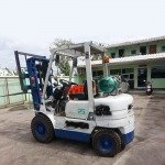 รถโฟล์คลิฟท์ Mitsubishi FG25 - บริษัท โกมล เอ็นจิเนียริ่ง จำกัด