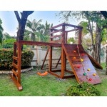 ของเล่นสนามจากไม้ ราคา - เครื่องเล่นสนาม Hippo Playground