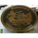 Get a stainless steel label for acid extraction, Nonthaburi - ร้านทำป้ายนนทบุรี เอเจเจลาเบล 