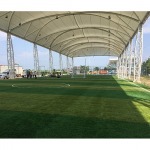 พื้นสนามฟุตซอล สนามฟุตบอล ปูหญ้าเทียม - ออกแบบก่อสร้างสนามกีฬา พื้นพียู -บารมี