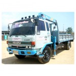 รถบรรทุกติดเครน ( Truck Loader)  - รถเครนให้เช่า-สุขุมคอนสตรัคชั่น