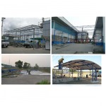 The Roof structure steel and metal sheet - บริษัท เฟรด เอ็นจิเนียริ่ง แอนด์ เทคโนโลยี จำกัด