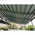 Structural steel outdoor roof cellular beam - ผู้ผลิตโครงสร้างเหล็ก Cellular beam