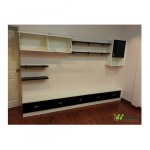 ออกแบบติดตั้งเฟอร์นิเจอร์บิ้วอินห้องรับแขก(ภาพจริง) - บริษัท เวลแฟร์ ดีไซน์ (ไทยแลนด์) จำกัด