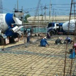 งานเทพื้นคอนกรีต - ห้างหุ้นส่วนจำกัด ทีแอนด์บี รับสร้างบ้าน 