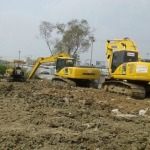 เช่ารถแบคโฮ - ถมที่และให้เช่าเครื่องจักร บริษัท พี เอ็น เอส แอล คอนสตรัคชั่น จำกัด
