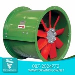 พัดลม Axial Fan - ติดตั้งพัดลมโรงงาน ท๊อปวินด์โฟลว์ เอ็นจิเนียริ่ง
