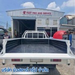 ร้านทำโครงหลังคากระบะ กรุงเทพ - รับทำกระบะพื้นเรียบต่อเติมโครงหลังคากระบะ