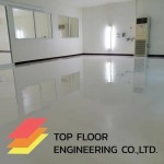 ทำพื้นอีพ็อกซี่ พื้น Epoxy self-leveling  - ท็อปฟลอร์ เอ็นจิเนียริ่ง รับทำพื้นโรงงาน รับทำพื้นขัดเงาคอนกรีต