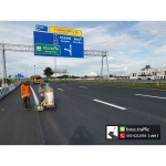 ตีเส้นจราจรบนผิวถนน - รับตีเส้นจราจร 	บริษัท บอส ทราฟฟิค จำกัด