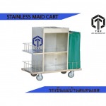 stainless maid trolley รถเข็นแม่บ้านสแตนเลส - บริษัท ธนะรุ่ง โปรดักส์ จำกัด