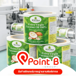 พิมพ์สติ๊กเกอร์ฉลากม้วน - รับทำสติกเกอร์ - พอยท์ บี กรุ๊ป