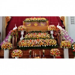บริการจัดดอกไม้งานศพ แปดริ้ว ฉะเชิงเทรา