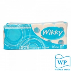 กระดาษทิชชู่ม้วนเล็ก Wikky