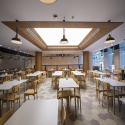 ผู้รับเหมาตกแต่งภายในโรงอาหาร